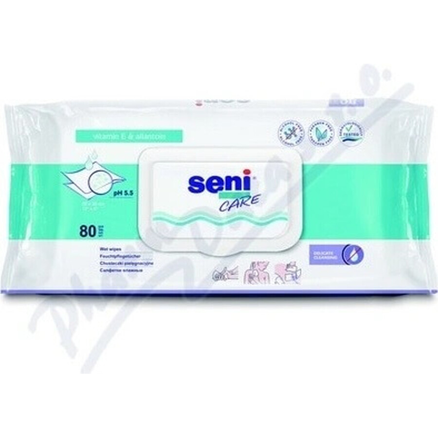 Seni Care Wet Wipes 1×80 pcs, wet wipes