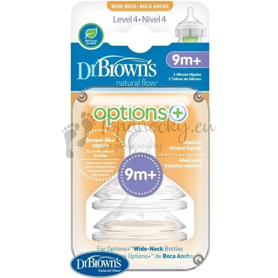 DR.BROWNS CUMLIKY OPTIONS+ NARROW LEVEL 4 1×2 pz, succhiotti