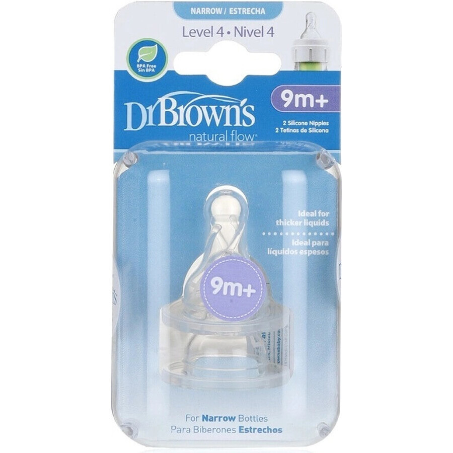 DR.BROWNS CUMLIKY OPTIONS+ NARROW LEVEL 4 1×2 pz, succhiotti