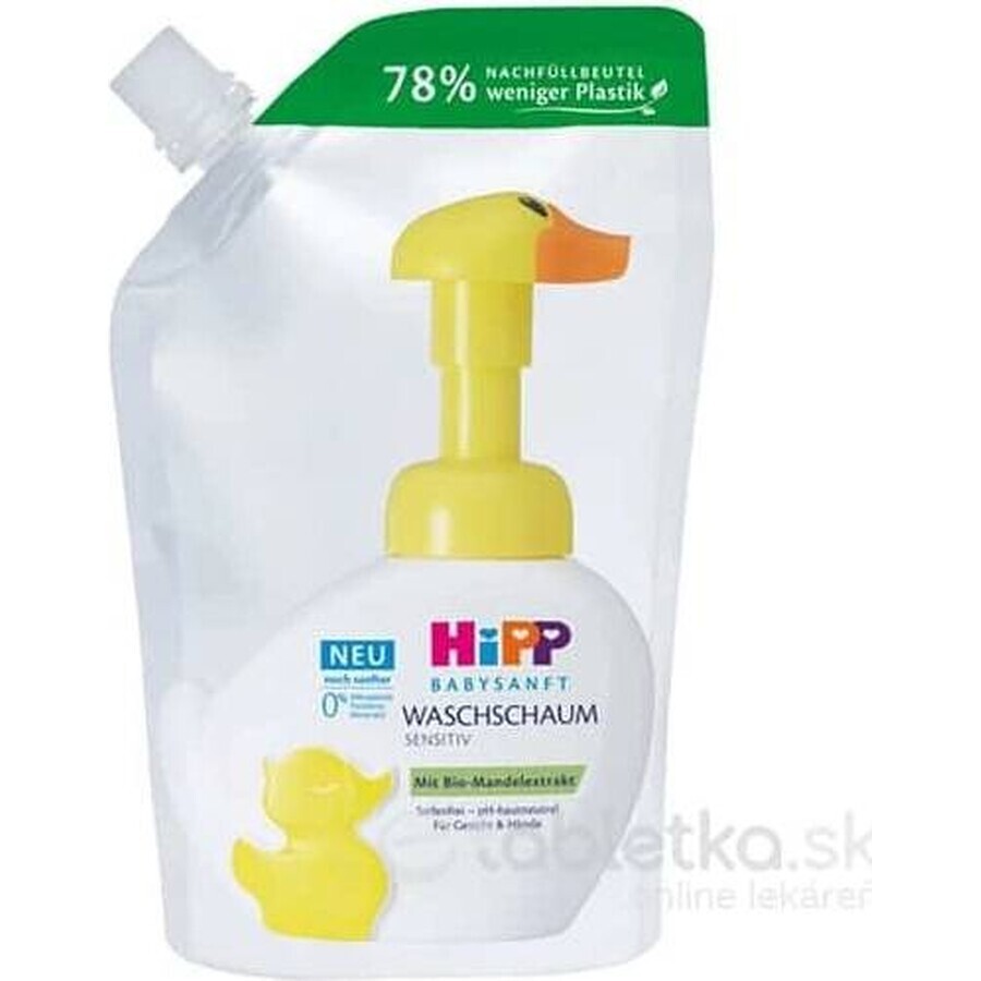 HIPP BABYSANFT Waschschaum 1×250ml, Waschschaum, Nachfüllpackung