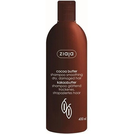 Ziaja - smoothing hair shampoo with cocoa butter 1×400 ml