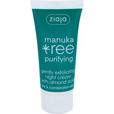 Ziaja Manuka - exfoliating night cream for oily and combination skin 12+ 1×50 ml, night cream