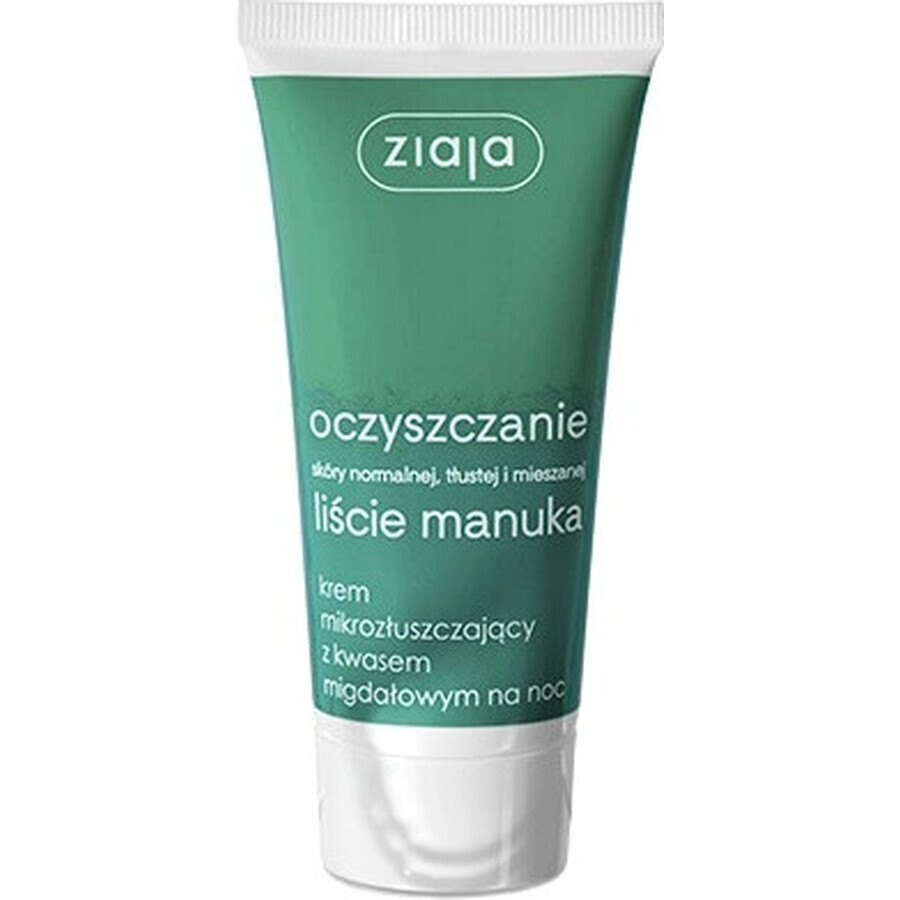 Ziaja Manuka - exfoliating night cream for oily and combination skin 12+ 1×50 ml, night cream