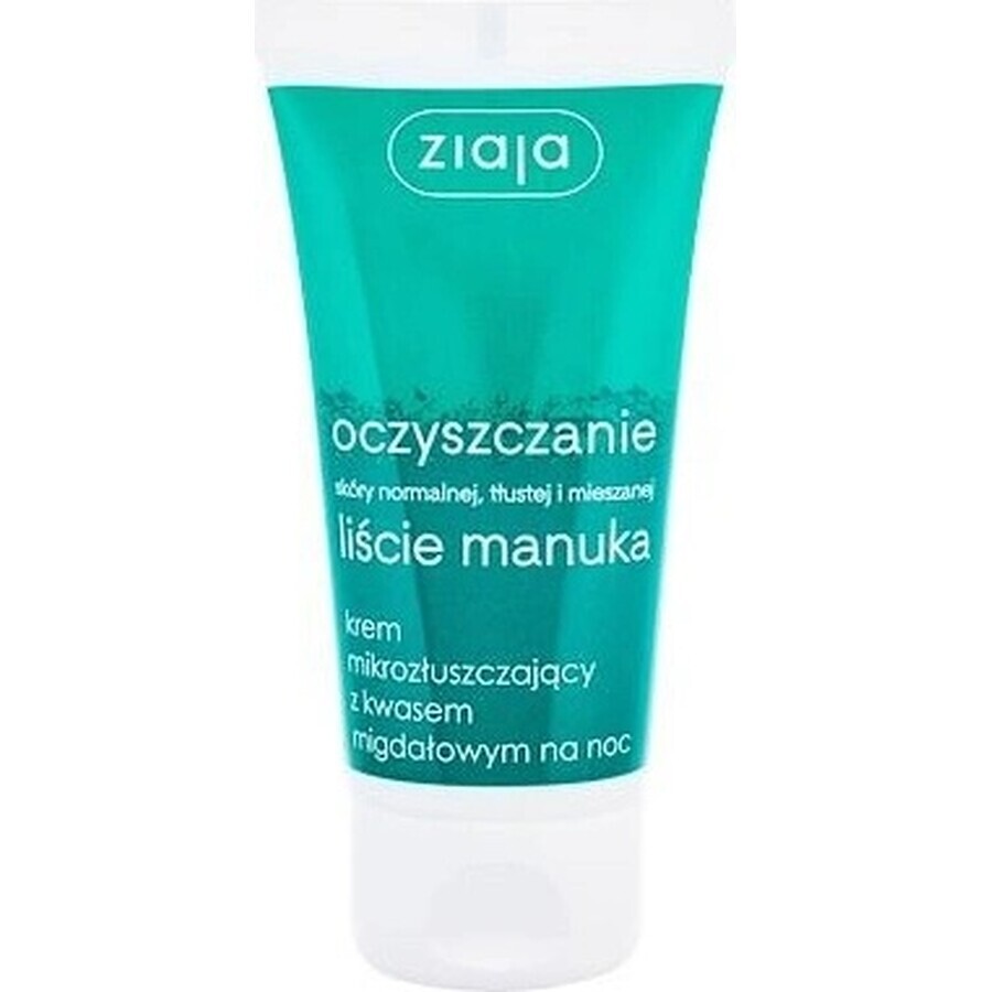 Ziaja Manuka - exfoliating night cream for oily and combination skin 12+ 1×50 ml, night cream