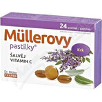 MÜLLER'S PASTILLS SHALVIA UND VITAMIN C 1×24 Stück, bei Erkältungen