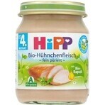 HiPP Puré de pavo ecológico 1×125 g, aperitivo de carne para niños