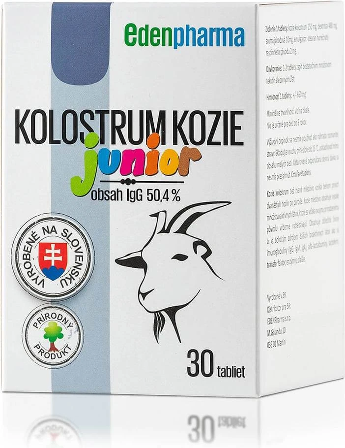 EDENPharma KOLOSTRUM KOZIE Junior 1×30 tbl, Nahrungsergänzungsmittel