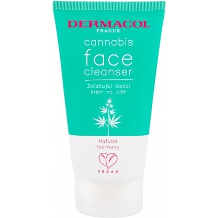 Dermacol Cannabis cremă de curățare facială 1×150 ml, cremă de curățare facială