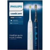 Philips Sonicare 5100 HX6851/34 1+1 1×1 set, sonic toothbrush 2 pcs