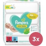 Pampers Wipes 184pcs (4x46) Harmonie New baby 4×46 pcs, wet wipes