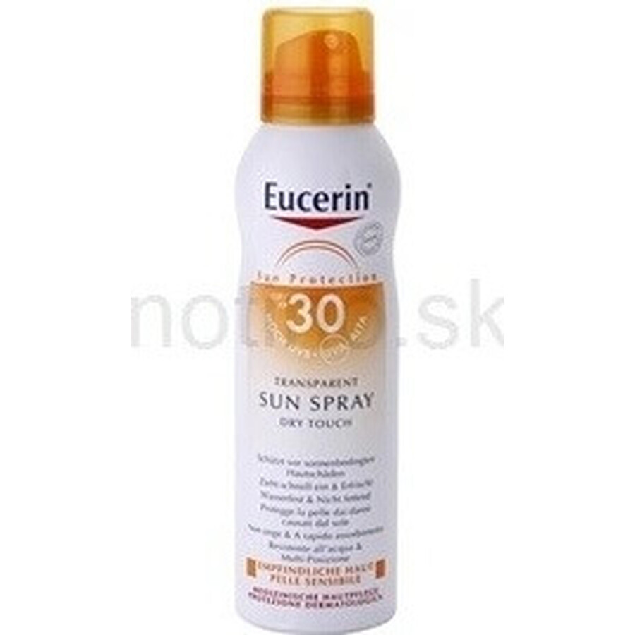 Eucerin SUN OIL CONTROL SPF 30 spray 1×200 ml, pentru piele sensibilă