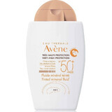 AVENE FLUIDE MINÉRAL TEINTÉ SPF50+ fluid mineral colorat (protecție foarte ridicată) 1x40 ml