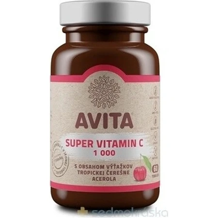 AVITA SUPER VITAMIN C 1000 mg 1×60 cps, food supplement