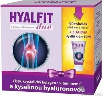 Geschenkset HYALFIT DUO 1×1 Set, 90 Kapseln + Hyalfit Gel 50 ml gratis