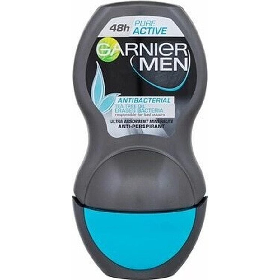 GARNIER Ball deodorante per uomo PURE ACTIVE 1×50 ml, antibatterico