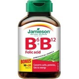 JAMIESON VITAMIN B6, B12 UND FOLINSÄURE 1×90+20 tbl, Nahrungsergänzungsmittel