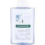 KLORANE Champú de Lino BIO 1×200ml, champú para cabellos finos sin volumen