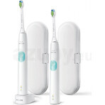 Philips Sonicare 4300 HX6807/35 1+1 1×1 Set, Schallzahnbürste 2 Stück