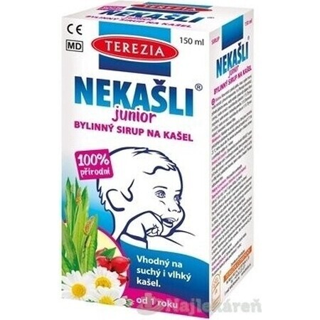 TEREZIA NEKAŠLI JUNIOR Kräuterhustensirup 1×150 ml, Sirup