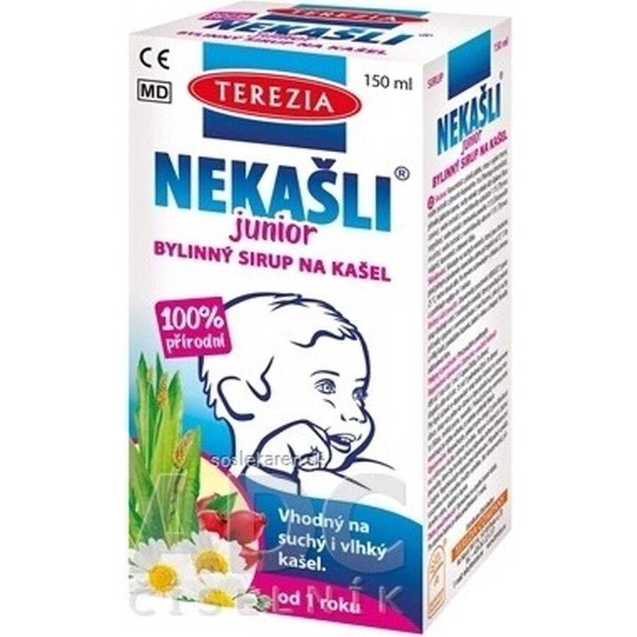 TEREZIA NEKAŠLI JUNIOR Kräuterhustensirup 1×150 ml, Sirup