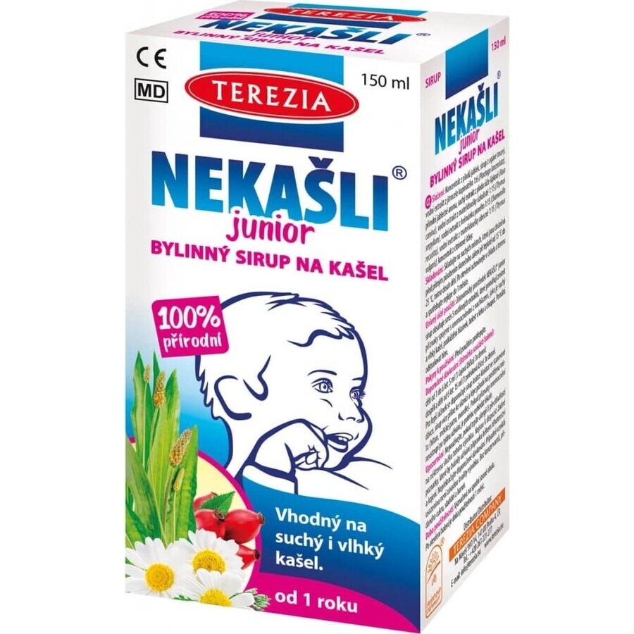 TEREZIA NEKAŠLI JUNIOR Kräuterhustensirup 1×150 ml, Sirup