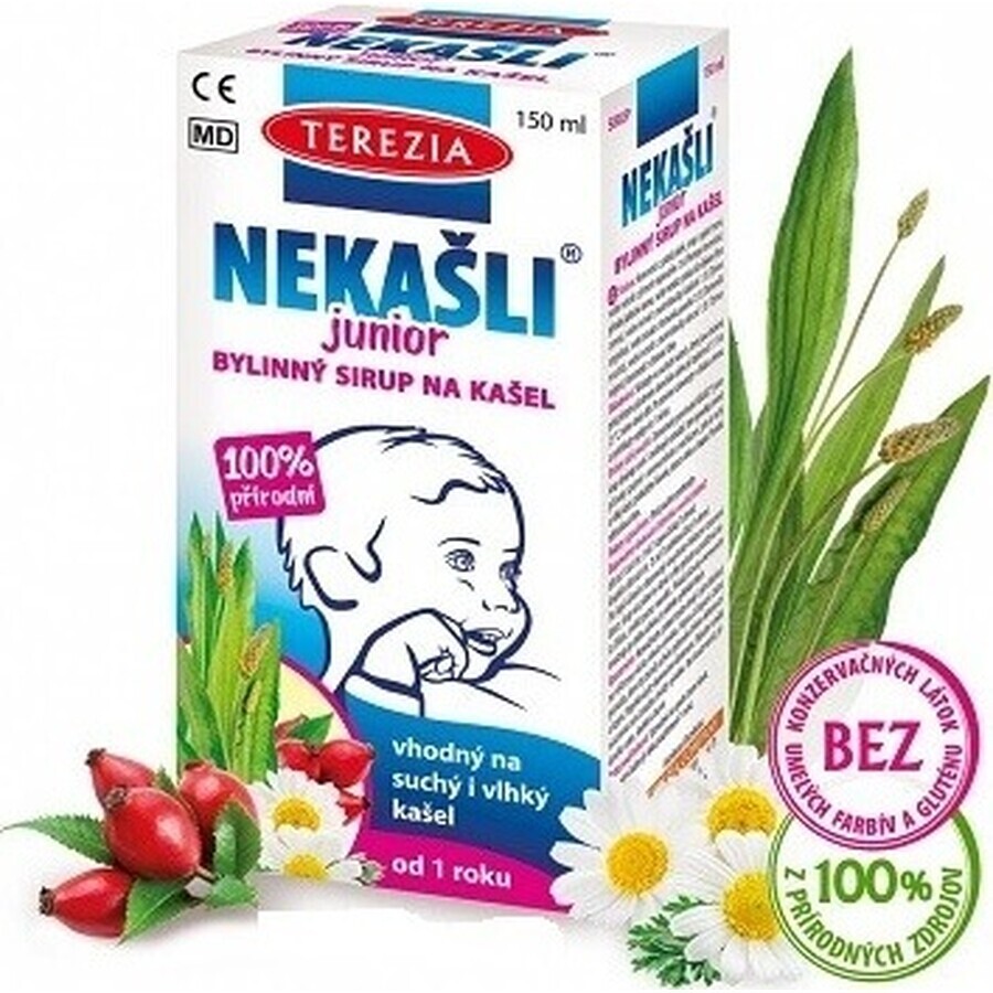 TEREZIA NEKAŠLI JUNIOR Kräuterhustensirup 1×150 ml, Sirup