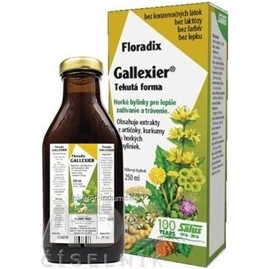 SALUS Floradix Gallexier 1×250 ml, flüssige Form