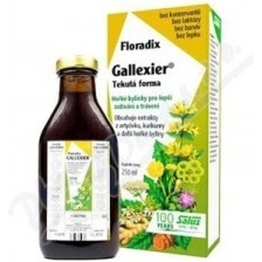 SALUS Floradix Gallexier 1×250 ml, flüssige Form