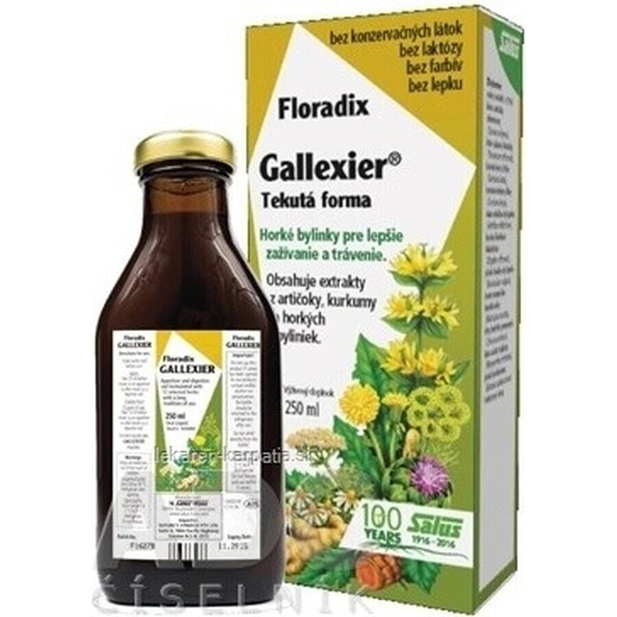 SALUS Floradix Gallexier 1×250 ml, flüssige Form