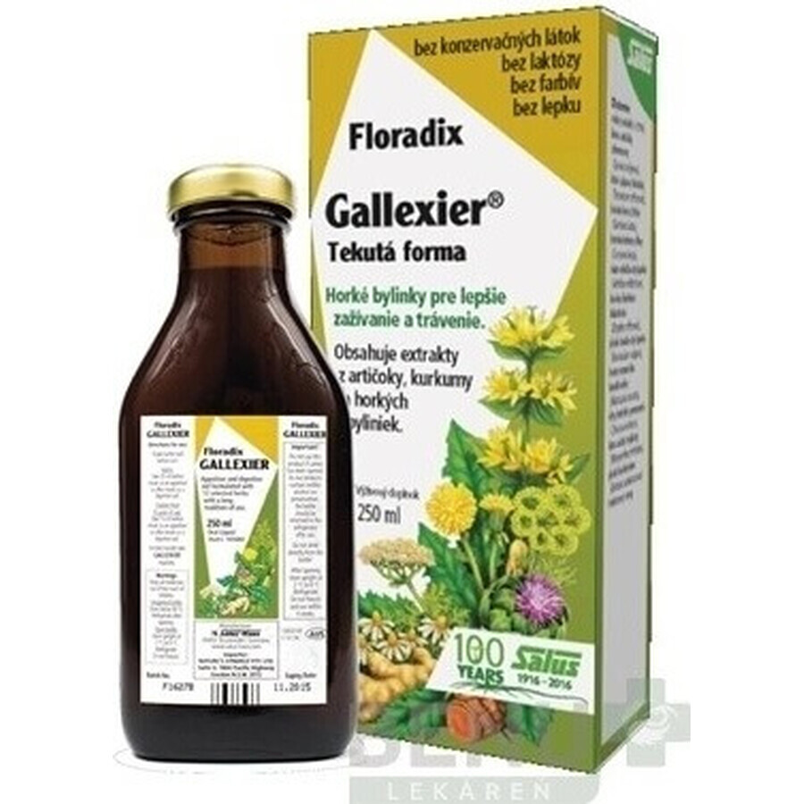 SALUS Floradix Gallexier 1×250 ml, flüssige Form