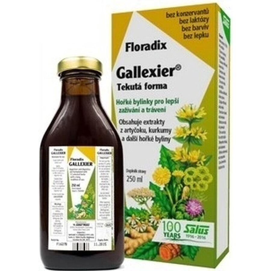 SALUS Floradix Gallexier 1×250 ml, flüssige Form