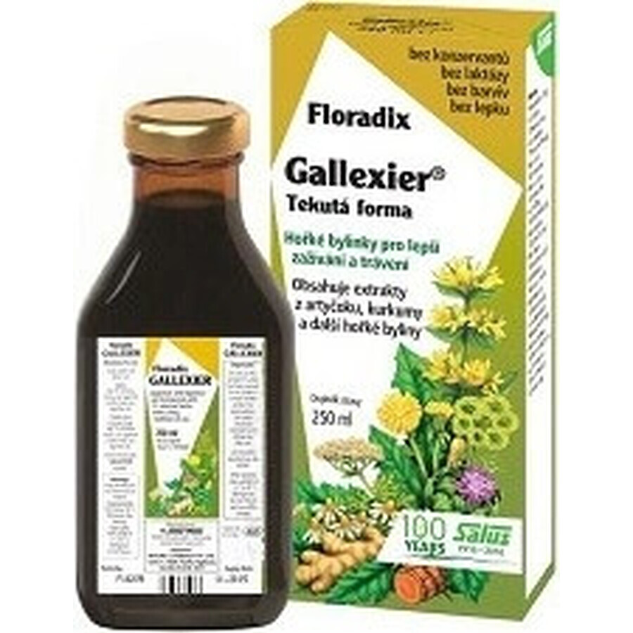 SALUS Floradix Gallexier 1×250 ml, flüssige Form