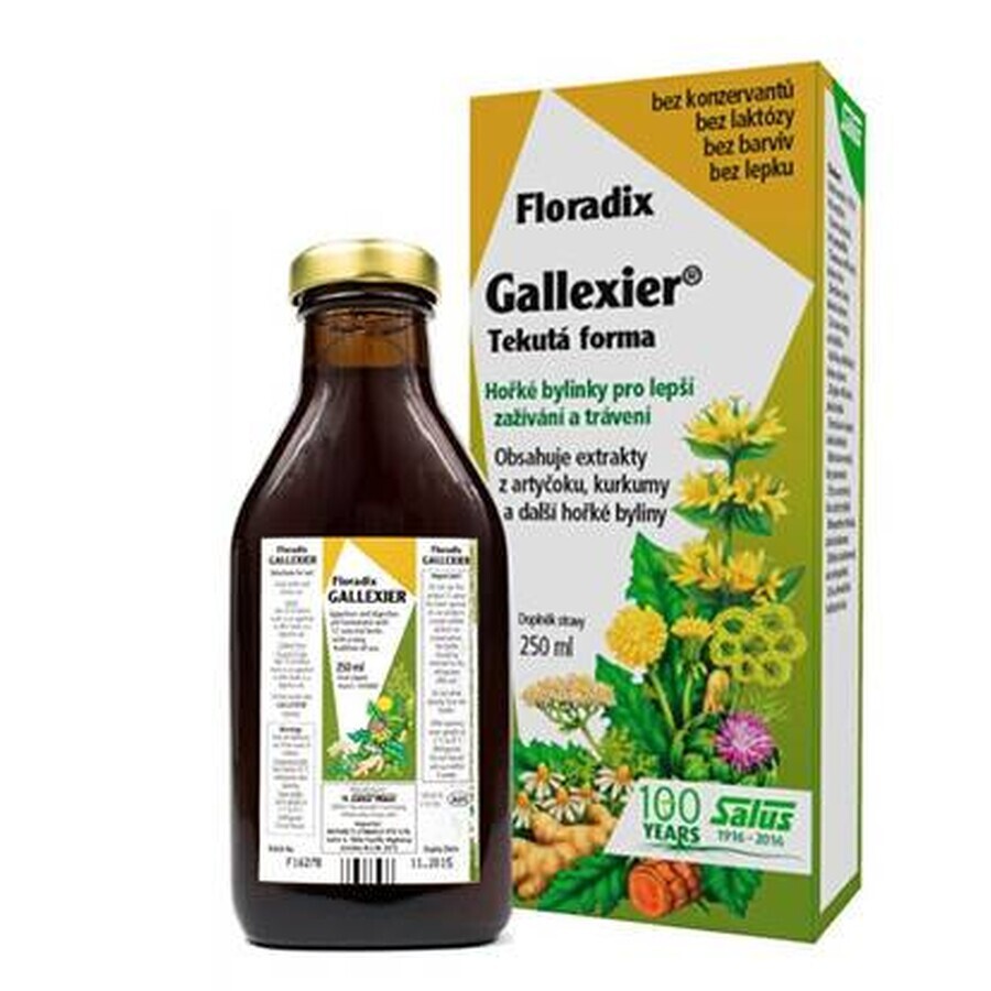 SALUS Floradix Gallexier 1×250 ml, flüssige Form