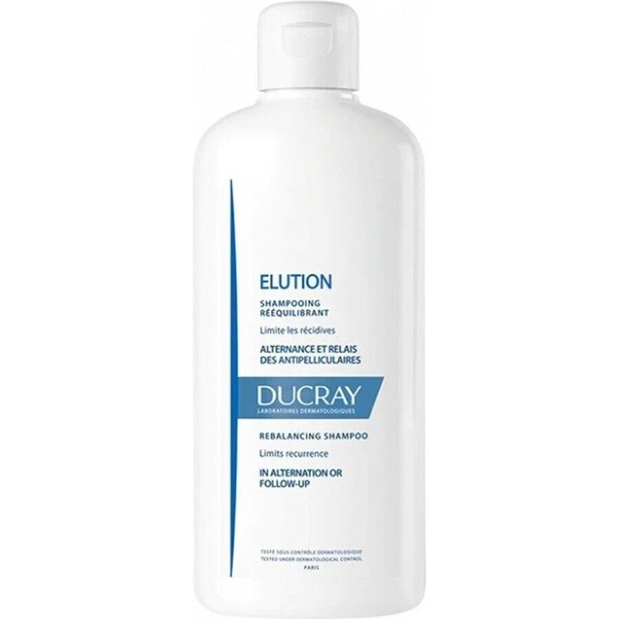 DUCRAY Elution Scalp Rebalancing Shampoo 1×200 ml, Shampoo zur Wiederherstellung des Gleichgewichts der Kopfhaut