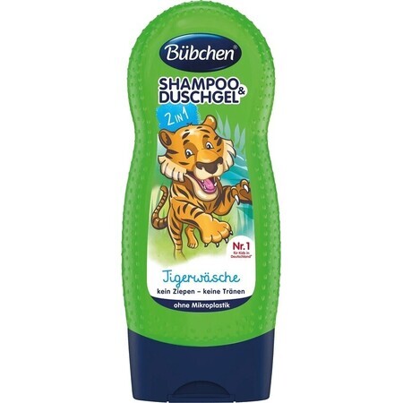 Bübchen Kids Tiger 2in1 shampooing et gel douche 1×230 ml, shampooing et gel douche