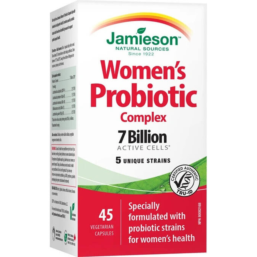 JAMIESON PROBIOTIC COMPLEX FOR WOMEN 1×45 cps, bacterial culture mix