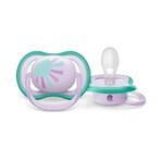 Philips AVENT Philips AVENT Ultra Air Picture Chupete 0-6m arco iris 1 unidad 1×1 unidad, chupete