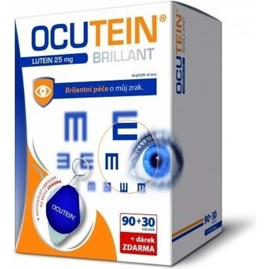 OCUTEIN BRILLANT Lutein 25 mg - DA VINCI 1×1 set, food supplement 120 cps + gift