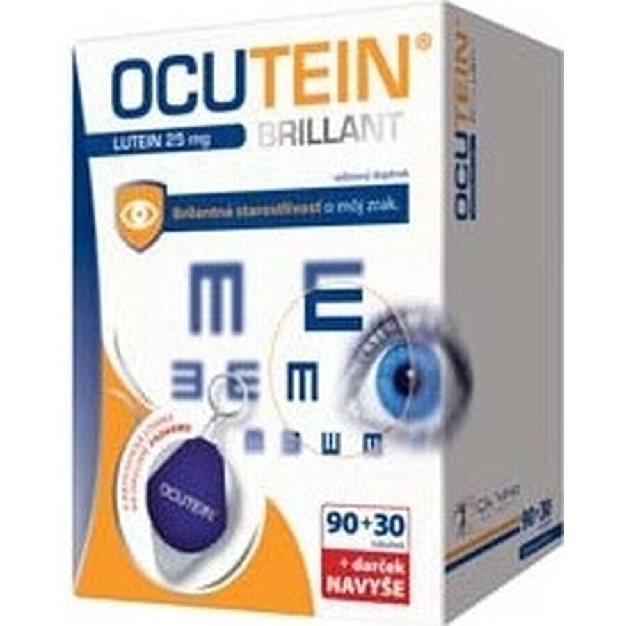 OCUTEIN BRILLANT Lutein 25 mg - DA VINCI 1×1 set, food supplement 120 cps + gift