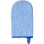 BABYONO Blauer Frottee-Waschlappen 1×1 Stück