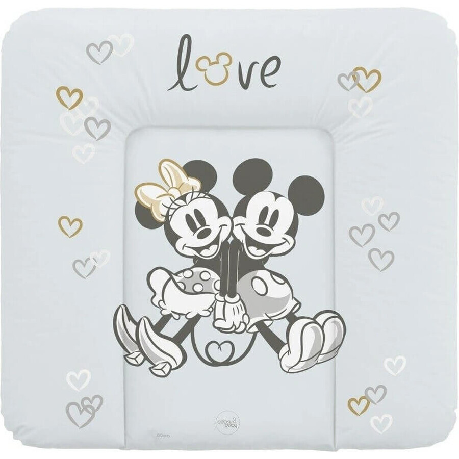 CEBA Disney Minnie & Mickey Weiche Ersatzmatte für Kommode (75x72) Disney Minnie & Mickey Grau 1×1 St.