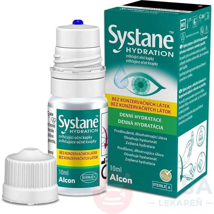 SYSTANE HYDRATION without preservatives 1×10 ml, moisturizing eye drops