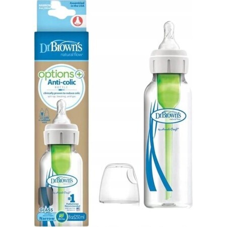 Bottiglia Dr.Browns GLASS, 250ml 1×1 pz, biberon 250 ml