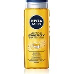 NIVEA Men Active Energy Shower Gel 1×250 ml, moisturizes the skin