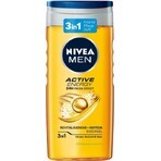 NIVEA Men Active Energy Shower Gel 1×250 ml, moisturizes the skin