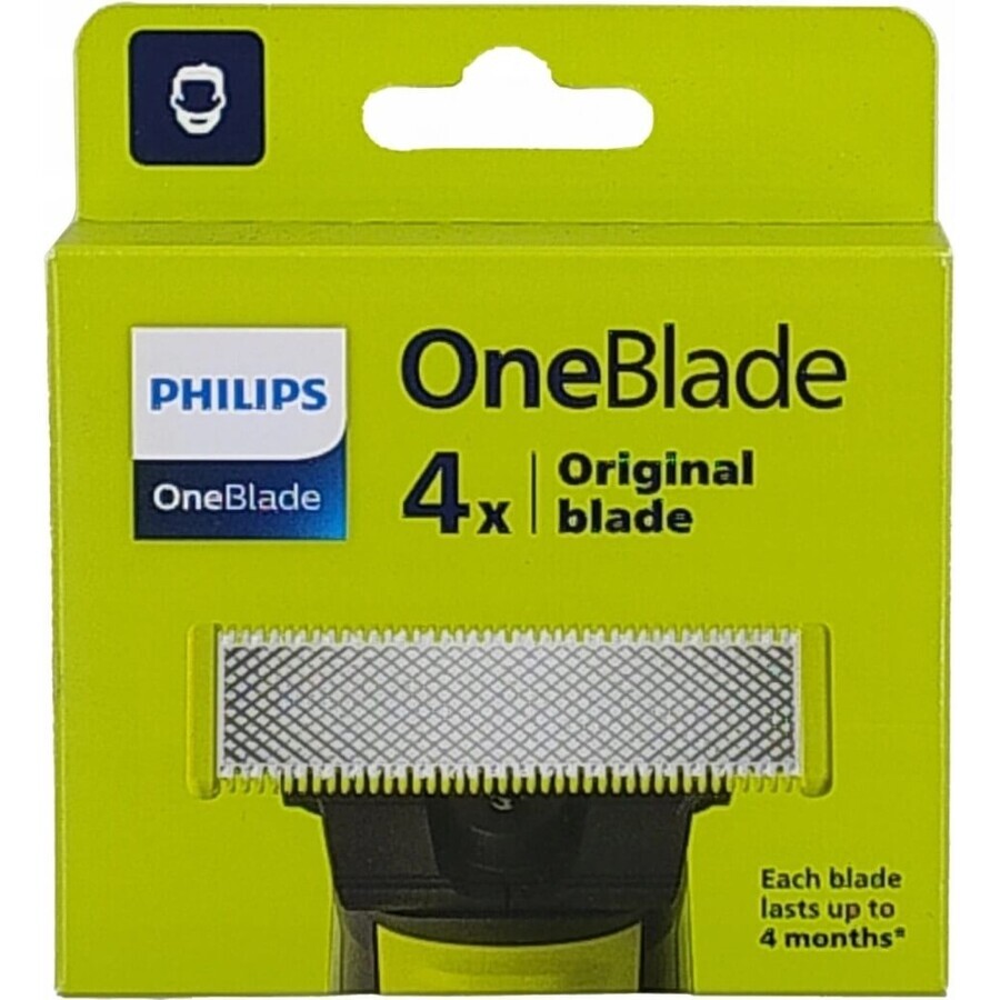 Lame de schimb 4 buc pentru Philips OneBlade QP240/50 1×4 buc, lame de schimb