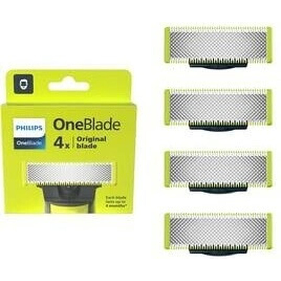 Lame de schimb 4 buc pentru Philips OneBlade QP240/50 1×4 buc, lame de schimb