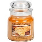 Village Candle Lumânare parfumată în sticlă - Warm Buttered Bread, mare 1×1 buc