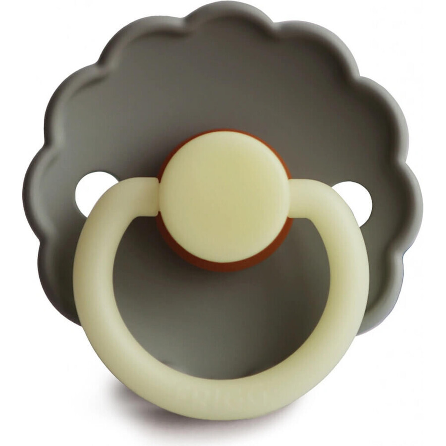 FRIGG Daisy rubber pacifier Portobello Night 1×1 pc, 0-6m