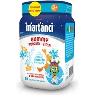 Martian GUMMY GUMMY AUTUNNO - INVERNO EMOJIS 50 pezzi 1×50 pezzi, integratore alimentare